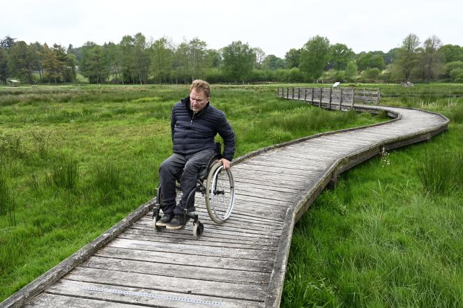 Yann Jondot « ambassadeur des ambassadeurs de l’accessibilité » roule pour la ville pour tous