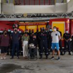 Jour 11 – Remise du Casque d’Argent aux pompiers de Cayenne